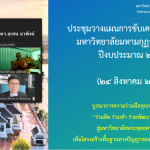 การประชุมขับเคลื่อนการพัฒนามหาวิทยาลัยมหามกุฏราชวิทยาลัย