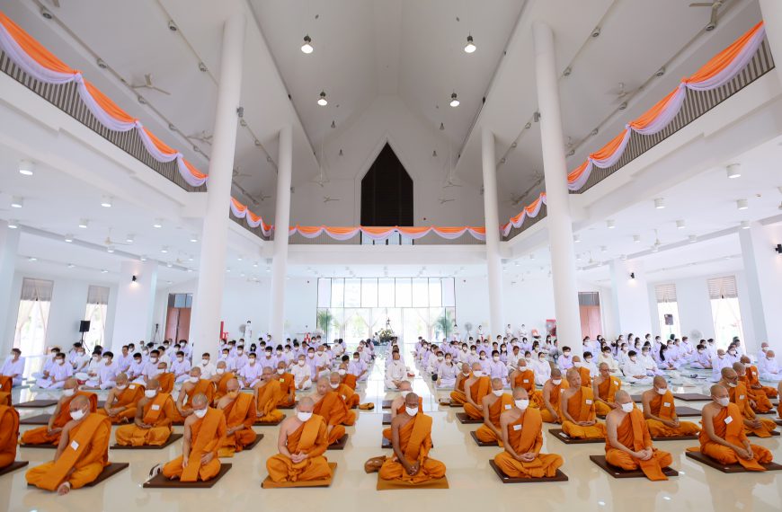มมร จัดกิจกรรมปฏิบัติธรรมอบรมกรรมฐานเนื่องในโอกาสวันมาฆบูชา ประจำปี ๒๕๖๖ เพื่อน้อมถวายเป็นพุทธบูชา