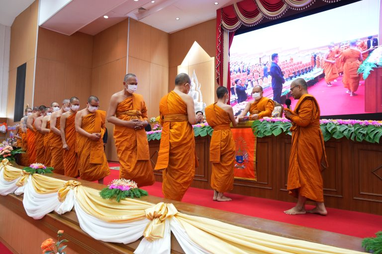 มมร ส่วนกลางและวิทยาเขตสิรินธรราชวิทยาลัย จัดการฝึกซ้อมย่อยพิธีประทานปริญญาบัตร ประจำปี 2566
